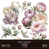 Decor transfer 30x30 Peonias 2 hojas