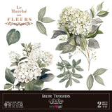 Decor transfer 30x30 Hortensias 2 hojas