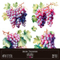 Decor transfer 30x30 Racimos Uvas 2 hojas