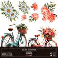 Decor transfer 30x30 Bicicletas 2 hojas