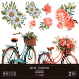 Decor transfer 30x30 Bicicletas 2 hojas