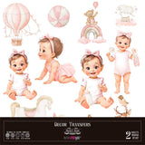 Decor transfer 30x30 Sweet Baby Girl 2 hojas