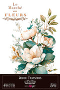 Decor transfer 20x30 Magnolias 3 hojas