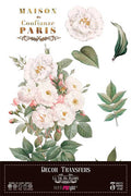 Decor transfer 20x30 Rosas 3 hojas
