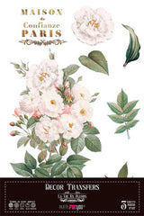 Decor transfer 20x30 Rosas 3 hojas