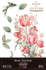 Decor transfer 20x30 Tulipanes 3 hojas