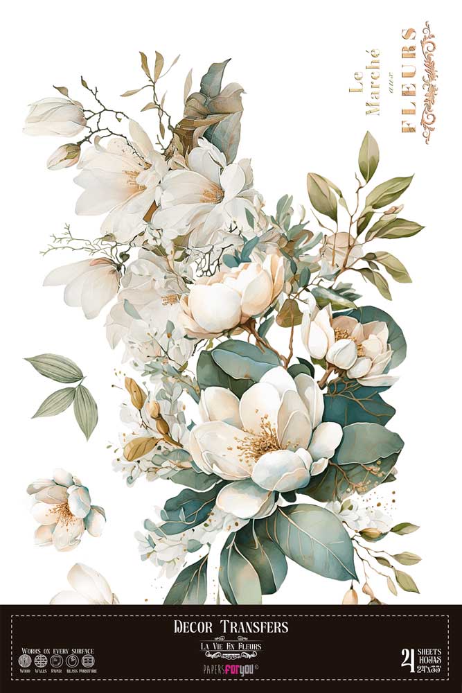 Decor transfer 60x90 Magnolias