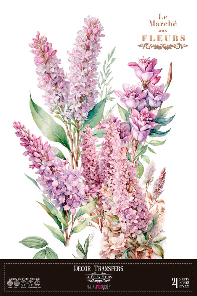 Decor transfer 60x90 Lilas