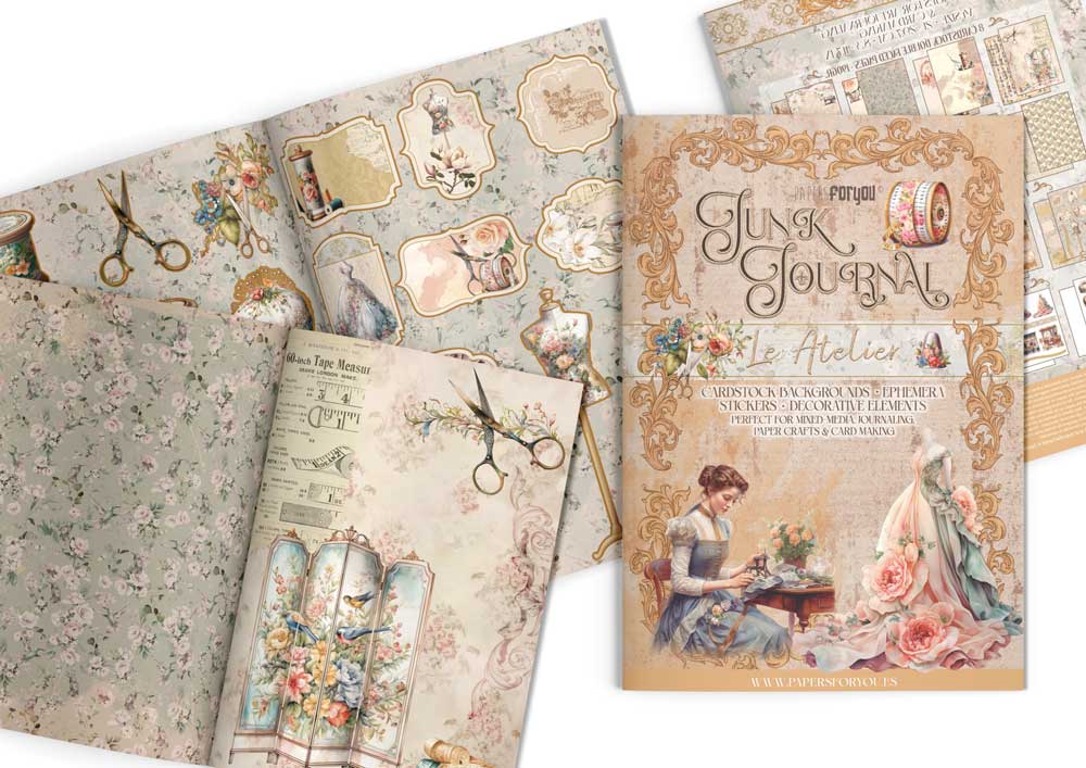 Junk journal L'Atelier PFY A4