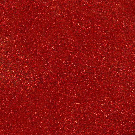 Vinilo Textil Rojo Glitter 0,30x0,50 Cm