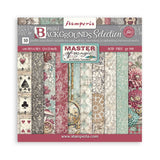 Block 30x30 de Scrapbooking 10 hojas (12"x12") 2 caras Backgrounds selection - Master of Magic