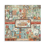 Block 30x30 de Scrapbooking 10 hojas (12"x12") 2 caras - Furry Friends