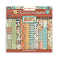 Block 30x30 de Scrapbooking 10 hojas (12"x12") 2 caras Backgrounds selection - Furry Friends