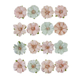 Flores Prima colores rosados y mint nacarados