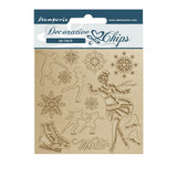 Decorative Chips Sweet Winter Patinador