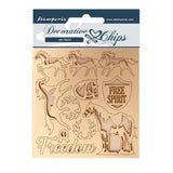 Decorative Chips Romantic Horses