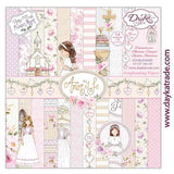 Block Comunión Niña Amor Y Fe 30x30