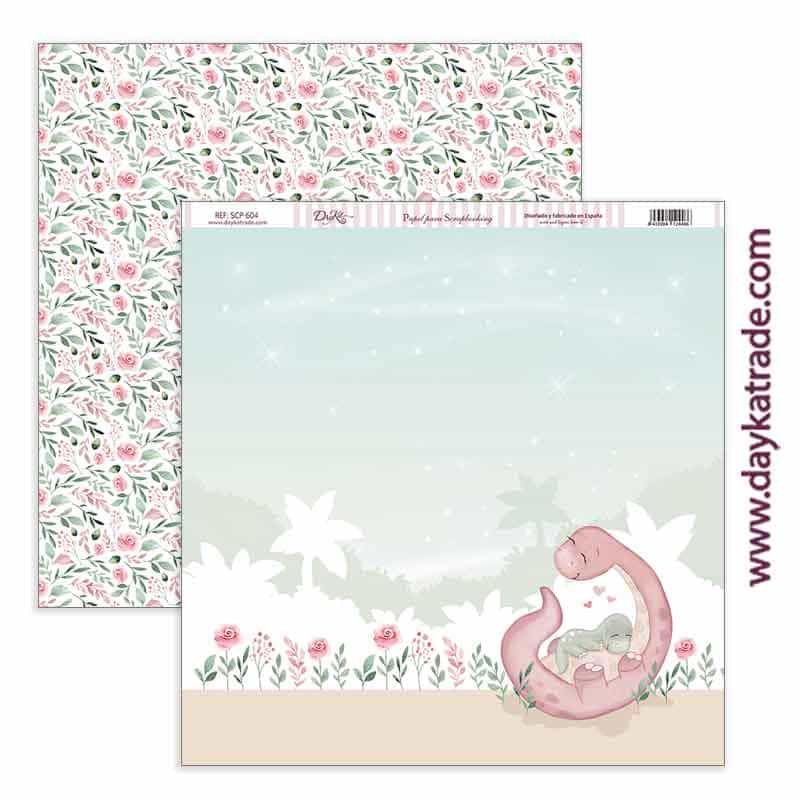 Block 30x30 Amor Puro Rosas
