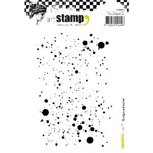 Sello Escritura Con Manchas Tinta