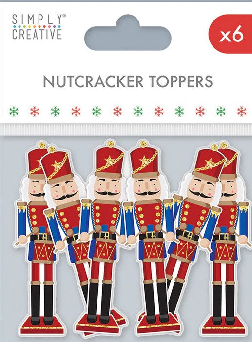 Simply Creative Christmas Basics Nutcracker Card Toppers