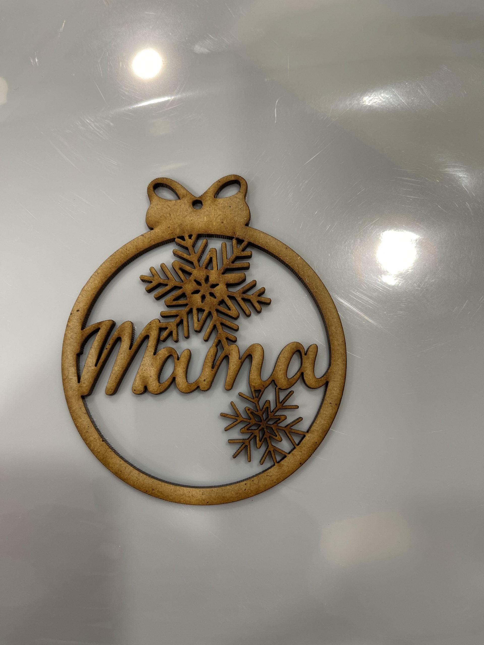Bolas Madera Dm Personalizadas Iaia