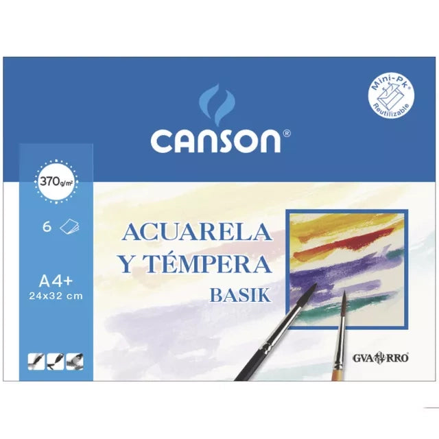 Bloc Basik Acuarela Y Tempera