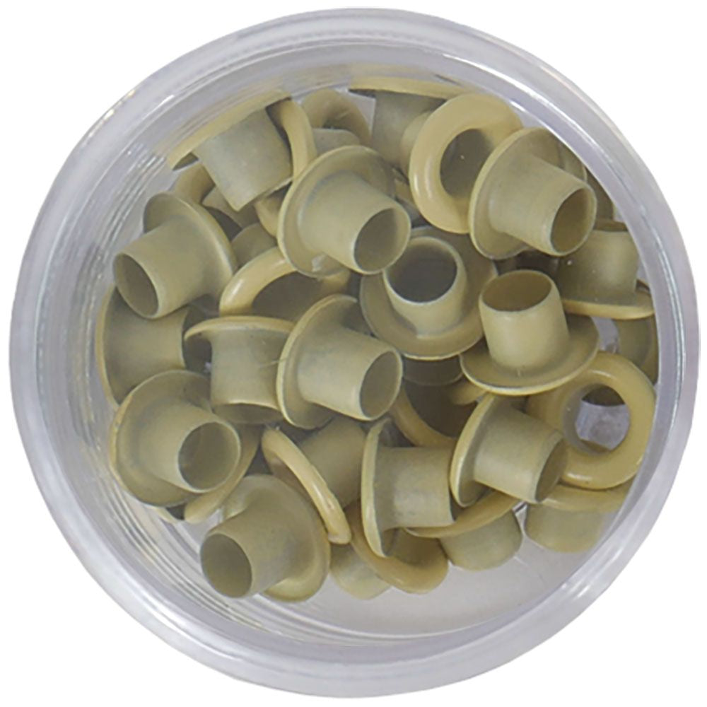 Eyelets Amarillo Pastel Aluminio