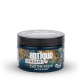 Antique Cream Petrol green