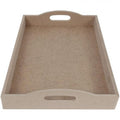 Bandeja MDF  con Asas curvas  35x25x7