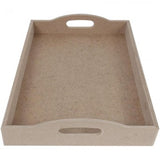 Bandeja MDF  con Asas curvas  35x25x7