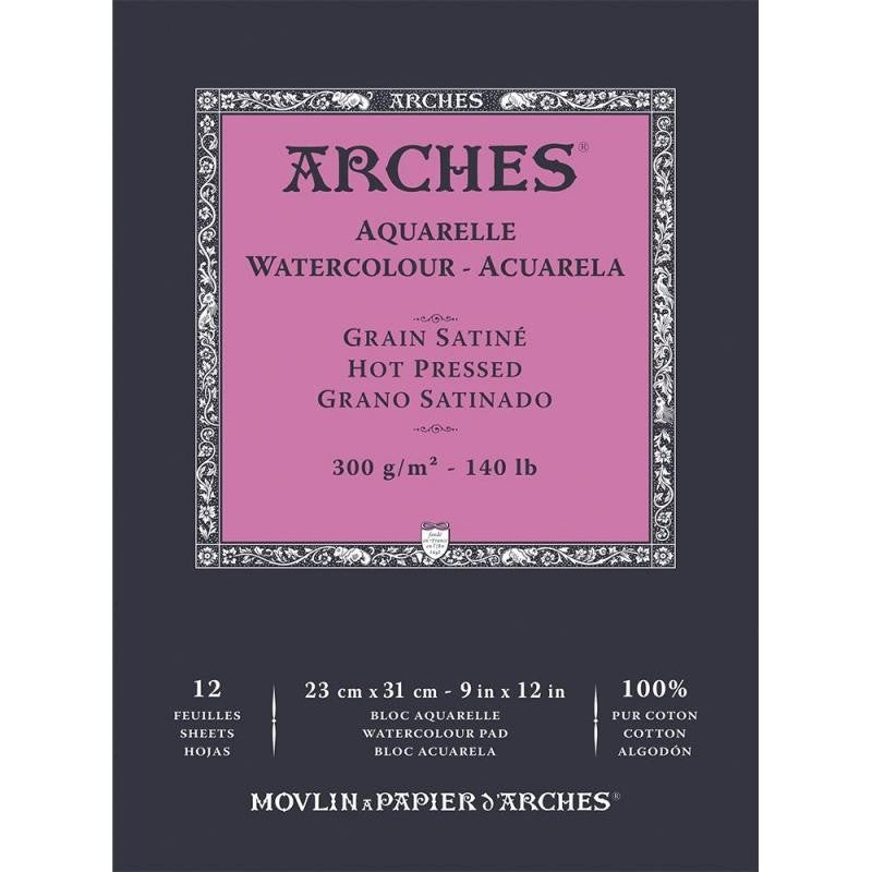 Papel Acuarela Arches Grano Satinado