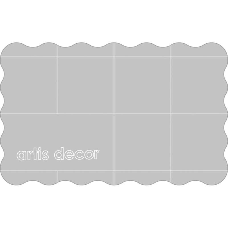 Base Sellos Cuadriculada 5x8x0.8Cm