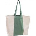 Bolsa bicolor Moss/crudo 50x36x12 ref.17