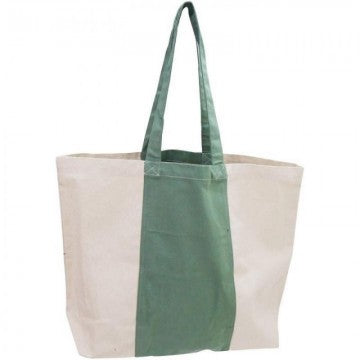 Bolsa bicolor Moss/crudo 50x36x12 ref.17