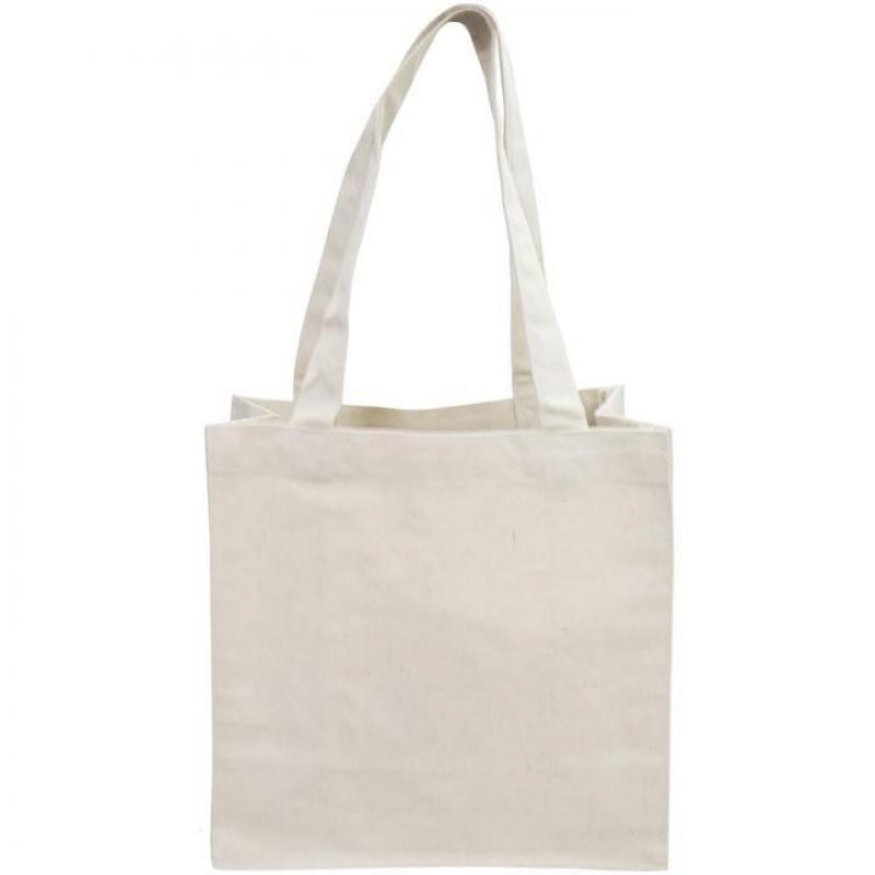 Bolsa Crudo 100% algodón 340gr 25x25x12