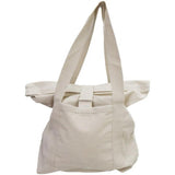 Bolso antirobo crudo 1100% algodón  240GR. 42X45X12CM. ref 8