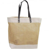 Bolso Asa cuero crudo 28x33 ref25