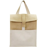 bolso termico Algodon. y  yute 23x25x16 ref5