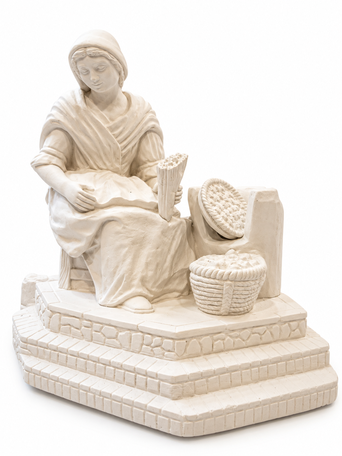 Figura de escayola Castañera II