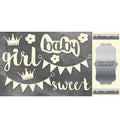 Chipboard Baby Girl Sweet