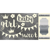 Chipboard Baby Girl Sweet
