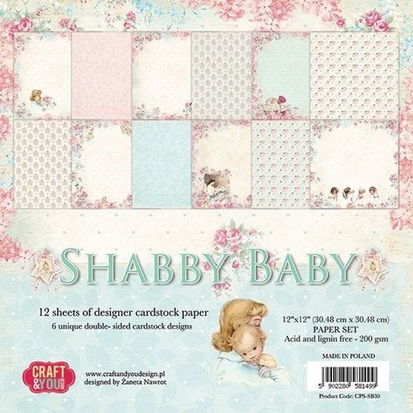 Block 30x30 Shabby Baby