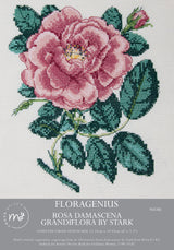 Kit De Punto De Cruz Floragenius Rosa Damascena Grandiflora