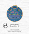 kit de bordado Floral Delight
