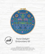kit de bordado Floral Delight