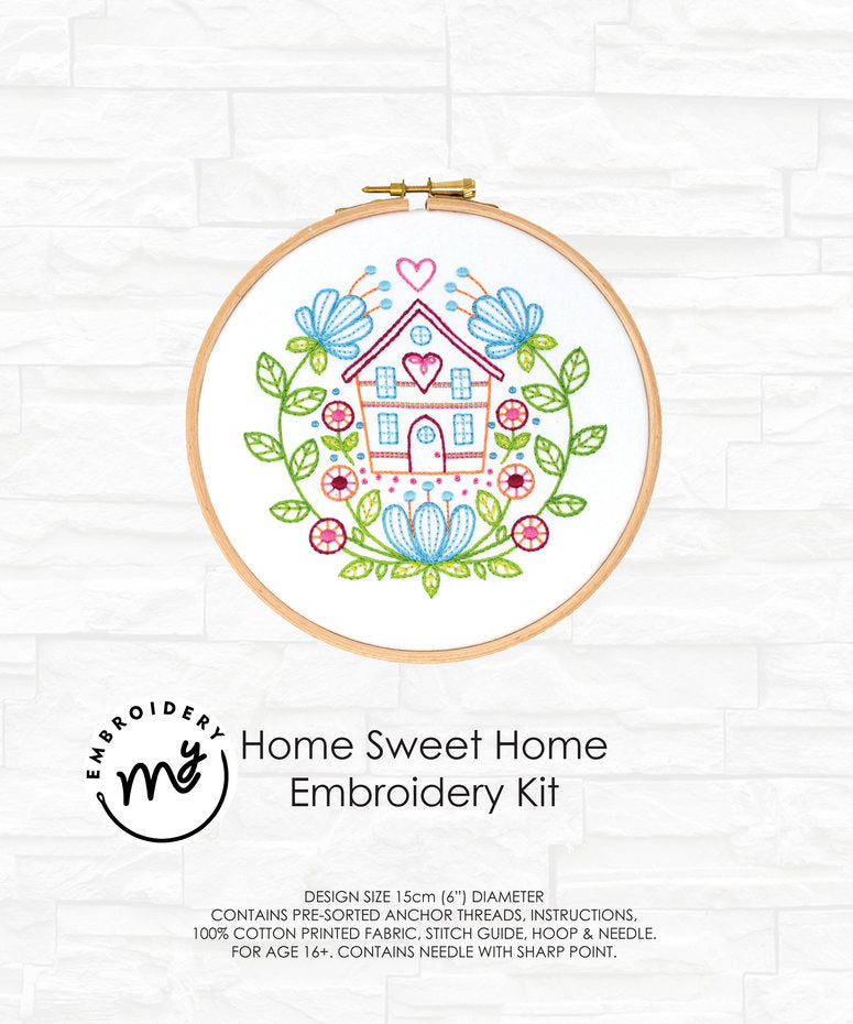 Kit de Bordado Home sweet Home