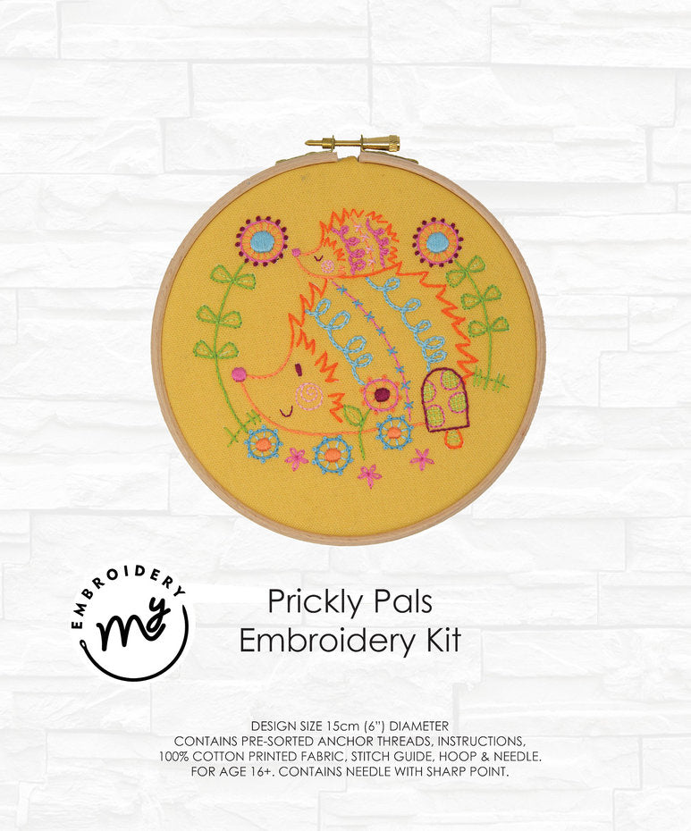 Kit de Bordado Prickly pals