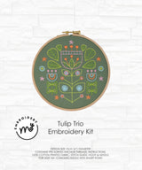 Kit de Bordado Tulip trio