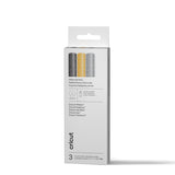 juego de 3 rotuladores oro plata y negro + adaptador Cricut