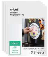 Hojas Magnéticas imprimibles A4 blanco 3 pzas Cricut